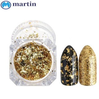 MARTIN Glitter Nail Powder Chameleon Nail Art Nail Glitter Gold Silver Sequins Firework Irregular Nail Decor Manicure Foil Nail Tools/Multicolor