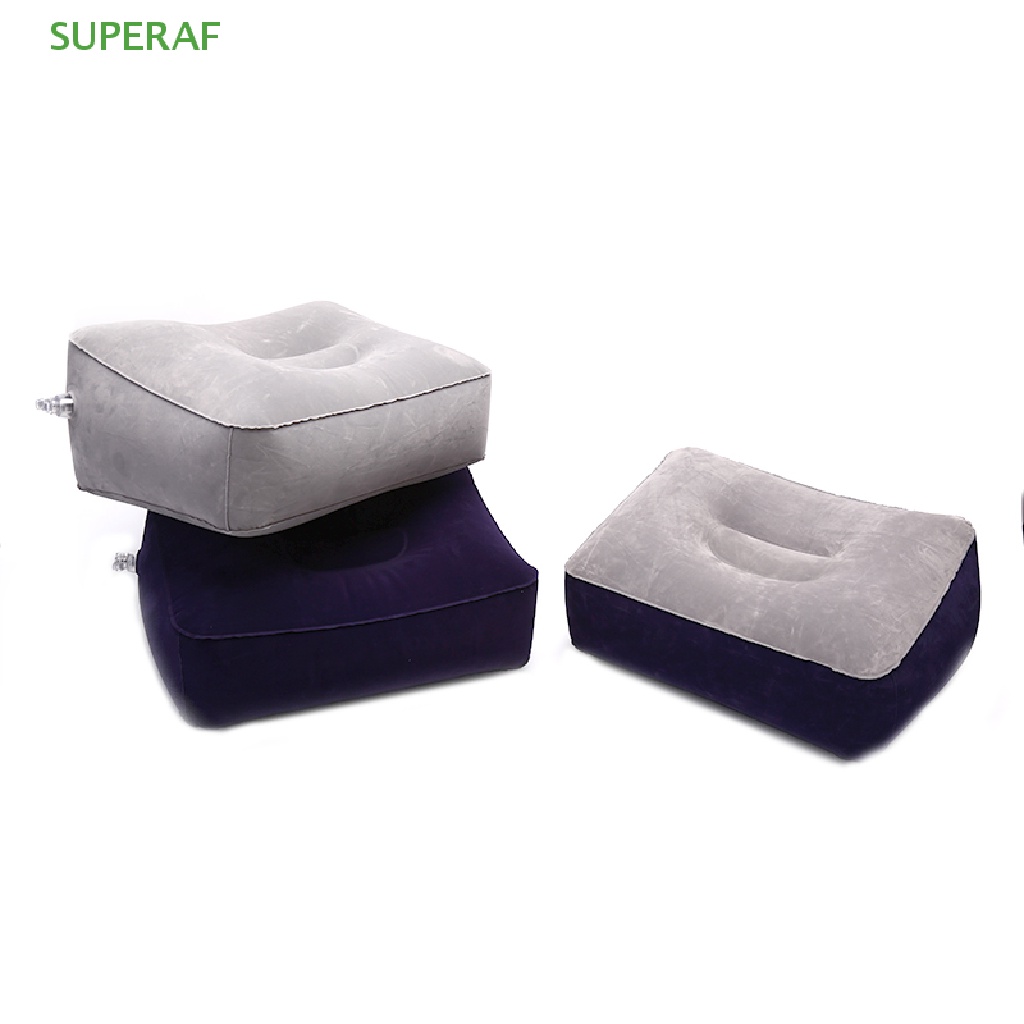 Superaf ที่พักเท้า PVC แบบเป่าลม สําหรับเดินทาง สํานักงาน ขายดี