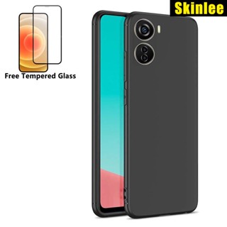 สําหรับ ZTE Nubia Neo เคส Lithe Slick Case + 1 ชิ้น ฟรีกระจกนิรภัยกันรอยหน้าจอเมมเบรน