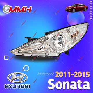 หลอดไฟหน้า สําหรับ Hyundai Sonata YF N68 2011-2015 ไฟหน้าสำหรับ ไฟหน้า โคมไฟหน้า ไฟหน้า​โปรเจค​เตอร์​ โคมไฟหรถยนต์ เลนส์กระจก headlamp headlight front light lens