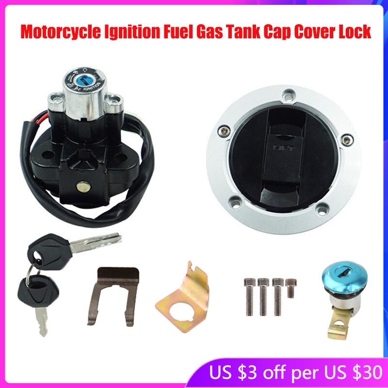 รถจักรยานยนต์จุดระเบิดการใช้แก๊สถังฝาครอบล็อคสําหรับ SUZUKI GSXR600 GSXR750 GSXR1000 K5 K6 K7 K8 K9 