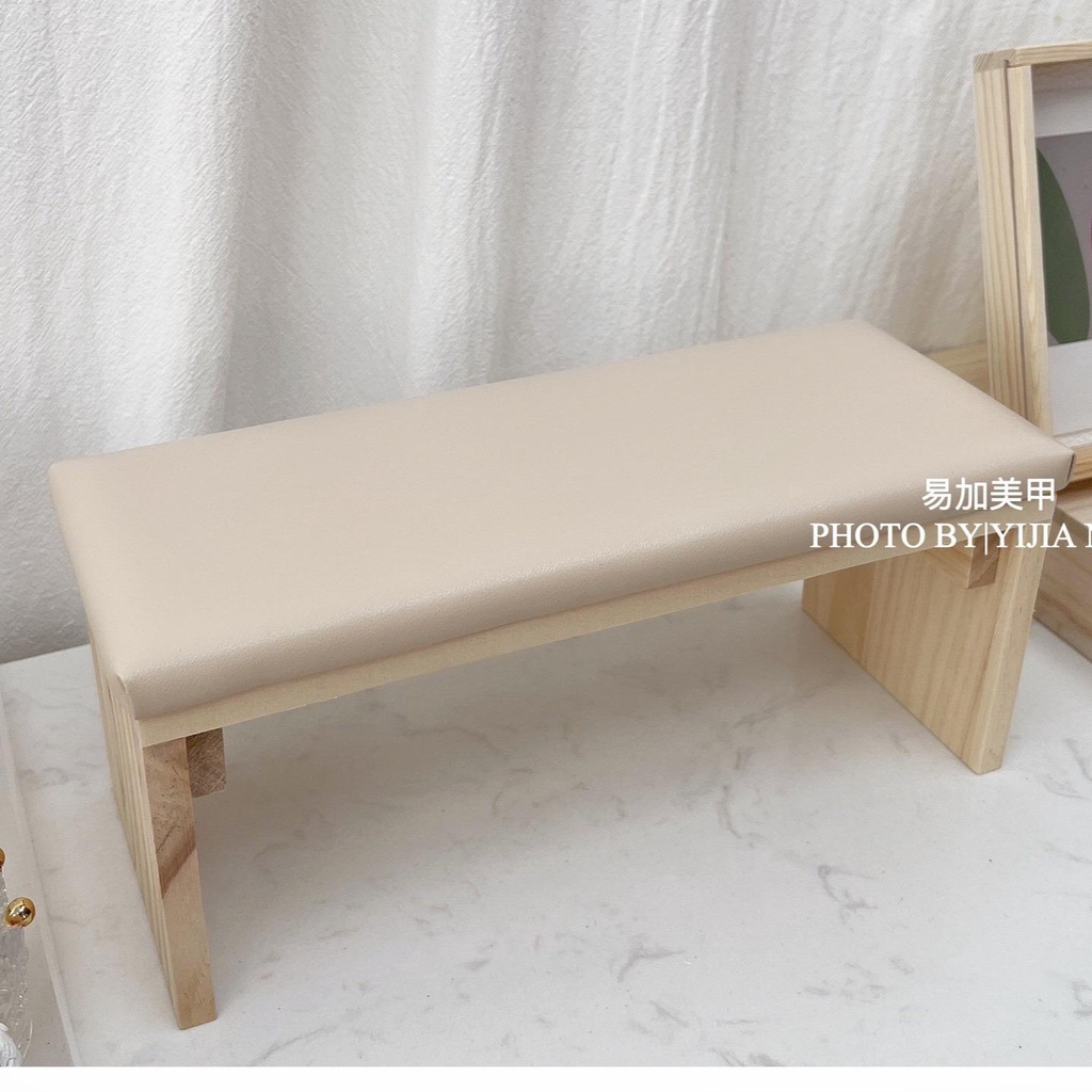 โต๊ะไม้รองมือทำเล็บมินิมอล 27.5*10.5cm