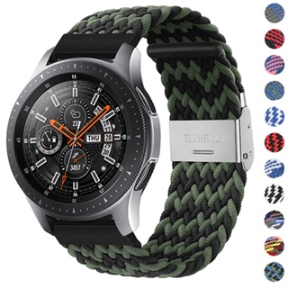 สายนาฬิกาข้อมือไนล่อน ปรับได้ สําหรับ Samsung Galaxy Watch 3 42 มม. 46 มม. Gear S3 Active 2 Watch 20 มม. 22 มม.