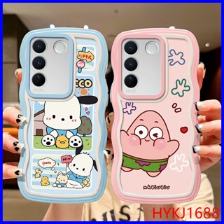 เคส Vivo V27 เคส Vivo V27e เคส Vivo V27 Pro เคสโทรศัพท์มือถือ tpu แบบนิ่ม ลายหยัก สําหรับ TY