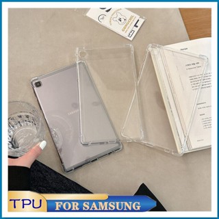 เคสโทรศัพท์มือถือแบบนิ่ม TPU ใส กันกระแทก สําหรับ Samsung Galaxy Tab A7 A8 S6 S7 S8 Lite 8.7 นิ้ว 10.4 นิ้ว 10.5 นิ้ว 11 นิ้ว SM-T500 T220 X200 P610 T870 X700