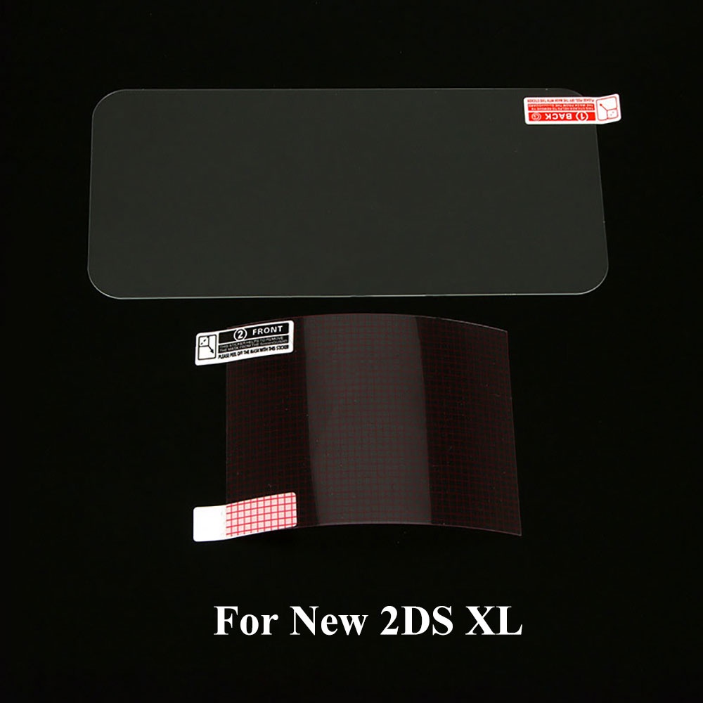 ใหม่ ฟิล์มกระจกนิรภัยกันรอยหน้าจอ ด้านล่าง สําหรับ 2DS XL 3DS XL 3DS XL