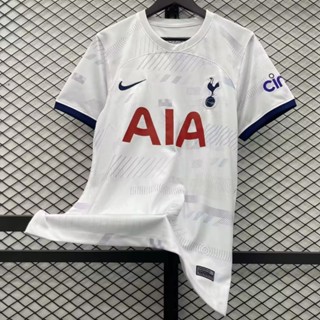 เสื้อกีฬาแขนสั้น ลายทีมชาติฟุตบอล Tottenham Hotspur Home 23-24 ไซซ์ S-XXL ชุดเหย้า สําหรับผู้ชาย