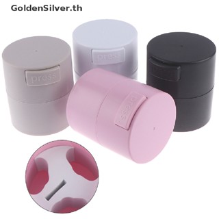 Goldensilver กล่องเก็บกาวติดขนตาปลอม คาร์บอน เนื้อแมตต์