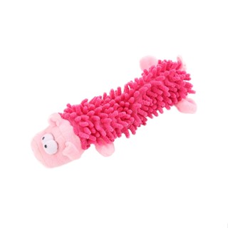 ของเล่นเคี้ยว รูปหมู สีชมพู แบบนิ่ม น้ําหนักเบา สําหรับสุนัข