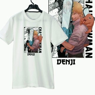 NEXเสื้อยืด สะดวกสบาย❍♞Chainsaw Man เดนจิ นักล่าปีศาจ และ นักล่าปีศาจ อากิ เสื้อยืดอนิเมะ เสื้อแขนสั้น