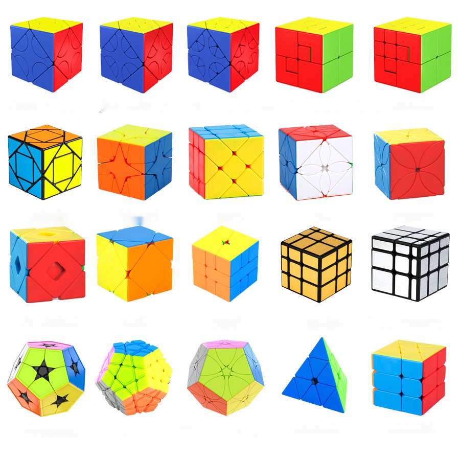 Moyu Meilong Speed Cube 2x2 3x3 Cube Fisher Cube Pyraminx Megaminx Skewb Mirror Cube Magic Puzzle Cu