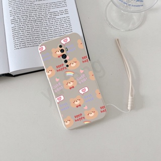 เคส oppo RENO 2F RENO 3 A91 RENO 4 RENO 5 RENO 6 เคสโทรศัพท์ ซิลิโคนนิ่ม สีพื้น