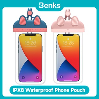 [Benks Official] Benks กระเป๋าใส่โทรศัพท์มือถือ IP68 กันน้ํา สําหรับใต้น้ํา 7 นิ้ว