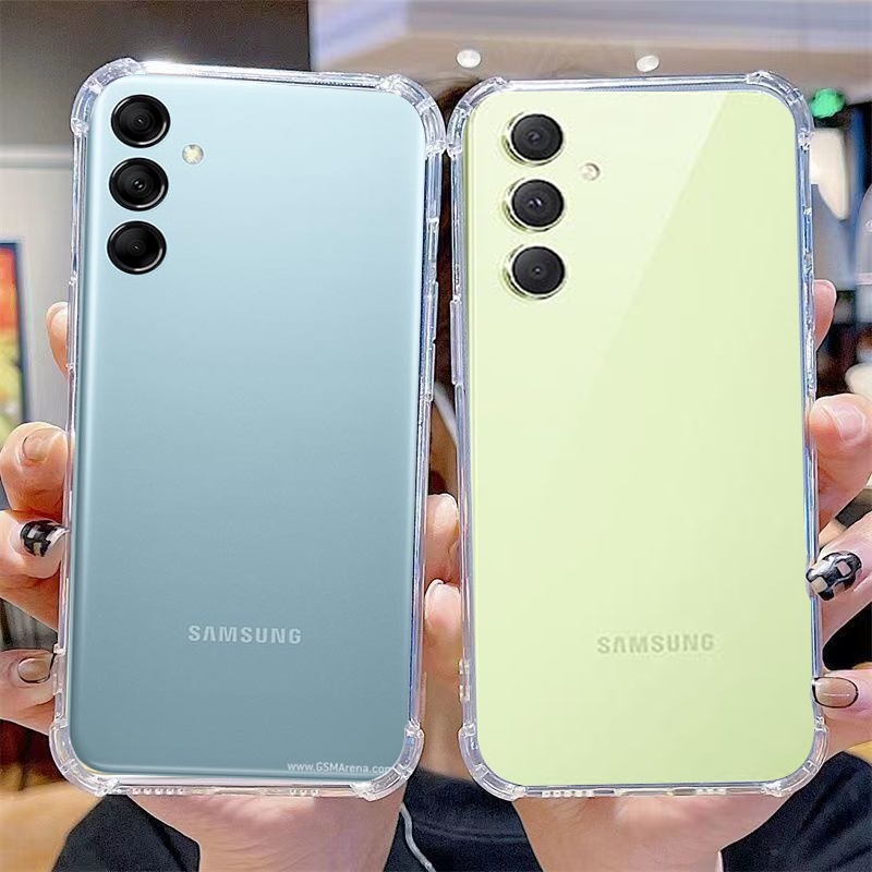 เคสโทรศัพท์มือถือแบบใส กันกระแทก สําหรับ Samsung Galaxy A55 A35 A05S A05 A25 A15 A14 5G A54 A34 2024 A24 A14 4G LTE A04S