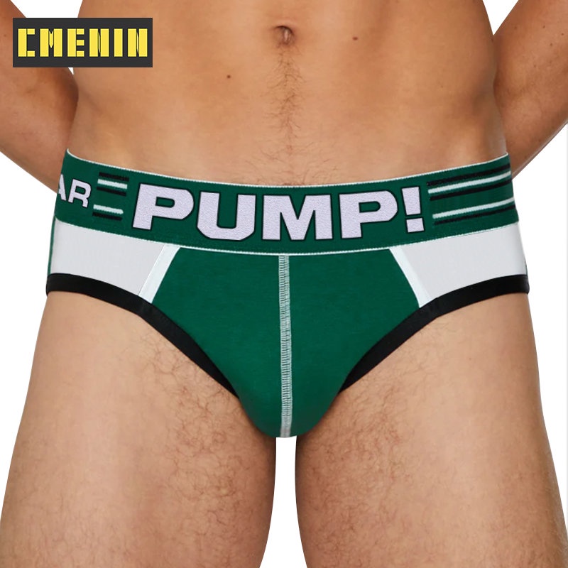 Cmenin PUMP กางเกงชั้นใน ผ้าฝ้ายนุ่ม ระบายอากาศ ใส่สบาย สําหรับผู้ชาย 1 ชิ้น MP221