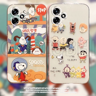 เคสInfinix Hot30 Hot30i Hot30 Play Latest 2023 ซิลิโคนนิ่ม ใส ลายการ์ตูนสนูปปี้ เพื่อนขี้เกียจ ตลก สําหรับ เคสโทรศัพท์Infinix Hot 30 Play Hot 30i