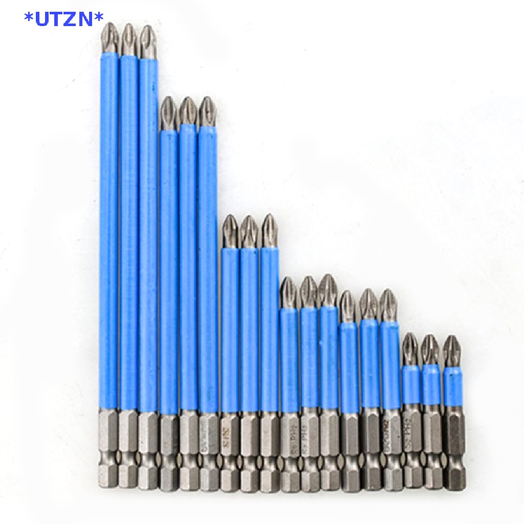 Utzn> ใหม่ ดอกไขควงหัวแม่เหล็ก ก้านหกเหลี่ยม โลหะผสมเหล็ก 1/4 นิ้ว 6.35 มม. 1 ชิ้น