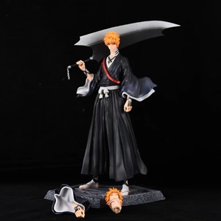 ฟิกเกอร์ PVC รูปใบไม้ Kurosaki Ichigo FlyLeaf GK ขนาด 33 ซม.