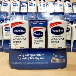 โลชั่น Vaseline Intensive Care Lotion, set สุดคุ้ม