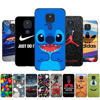 เคสโทรศัพท์ซิลิโคน Tpu แบบนิ่ม ลาย Stitch สีดํา สําหรับ Motorola Moto E7 Plus MotoE7Plus