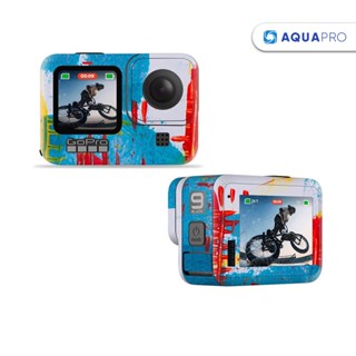 GoPro 11 / 10 / 9 Stickers Protective Skin Film No.8 (space ship ) สติกเกอร์ฟิล์ม ป้องกันรอยขีดข่วน