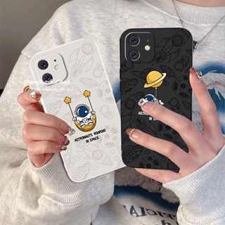 🌈Ready Stock 🏆เคส OPPO A16 A15 A58 A57 A98 A74 A54 A94 A93 A3S A9 A5 2020 A53 A32 A33 A31 2020 A71 Reno 6 5 4 Pro Realme C11 C15 C17 7 8 5 5S 5I พร้อมส่ง เคสป้องกันโทรศัพท์มือถือ พิมพ์ลายนักบินอวกาศ ดวงจันทร์ มีลายด้านข้าง สําหรับ