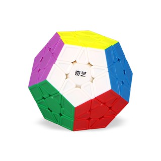 Qiyi Qiheng S3x3 Megaminx รูบิคเว้า สีพื้น สําหรับแกะสลัก