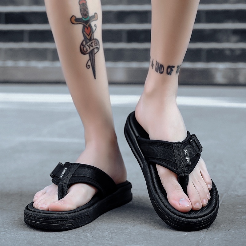 รองเท้าแตะลำลอง Flip-Flop น้ำหนักเบาสบาย ไม่ลื่น มี4สี