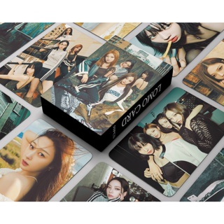 Aespa Album MY WORLD Photocard KARINA GISELLE WINTER Lomo Card 55 ชิ้น ต่อกล่อง