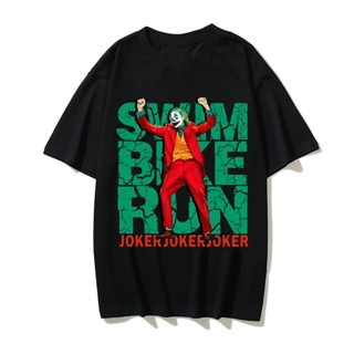 YFjoker เสื้อ คอกลม ลายโจ๊กเกอร์ เสื้อยืดสตรีท เสื้อผ้าแฟชั่น แขนสั้น ลายโจ๊กเกอร์ ใส่ได้ทั้งชายและหญิง