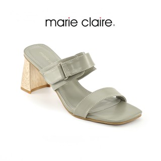 Bata บาจา Marie Claire รองเท้าส้นสูงเปิดส้นแบบสวม พร้อมสายคาดเท้า 2 เส้น สูง 3 นิ้ว สำหรับผู้หญิง รุ่น KEIRA สีขาว 7701344 สีเขียว 7707344