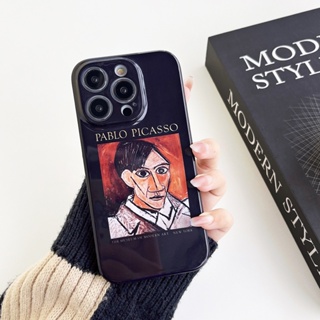 เคสโทรศัพท์มือถือแฟชั่น แบบแข็ง ลายการ์ตูน Picasso สําหรับ iPhone 11 12 13 14 Pro Max