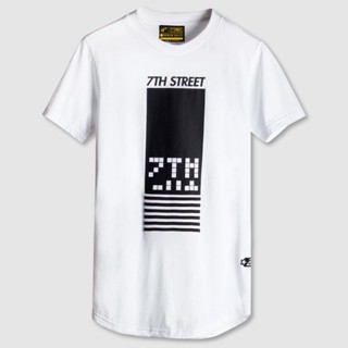 พร้อมส่ง ผ้าฝ้ายบริสุทธิ์ 7th Street (Swag T-Shirt) เสื้อยืดทรงยาว สุดฮิตในแฟชั่นโลกแนวสตรีท รุ่น BGSGT001 T-shirt