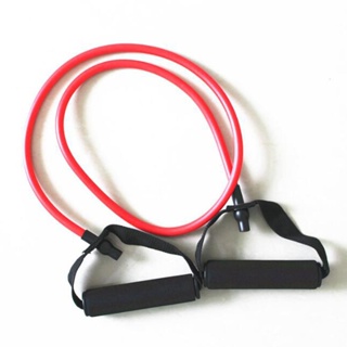 Fitness Resistance Band Rope Tube การออกกำลังกายแบบยืดหยุ่นสำหรับโยคะพิลาทิสออกกำลังกายที่บ้านกีฬาดึงเชือกเครื่องมือออกกำลังกายยิม