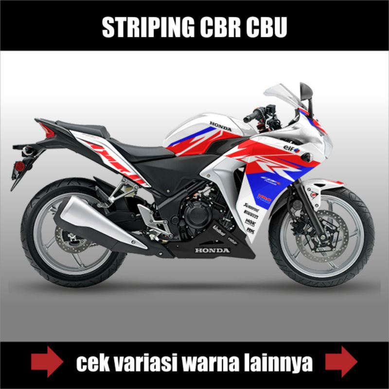 Cbr 250R Cbu Striping / Honda Cbr 250Rr Cbu Thailand Motorcycle Sticker / Cbr 250 Rr Cbu Decal Sticker / Cbr Cbu Motorcycle Accessories