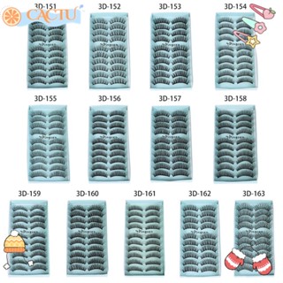 Cactu ขนตาปลอม ขนมิงค์เทียม 3D นุ่มพิเศษ สําหรับผู้หญิง