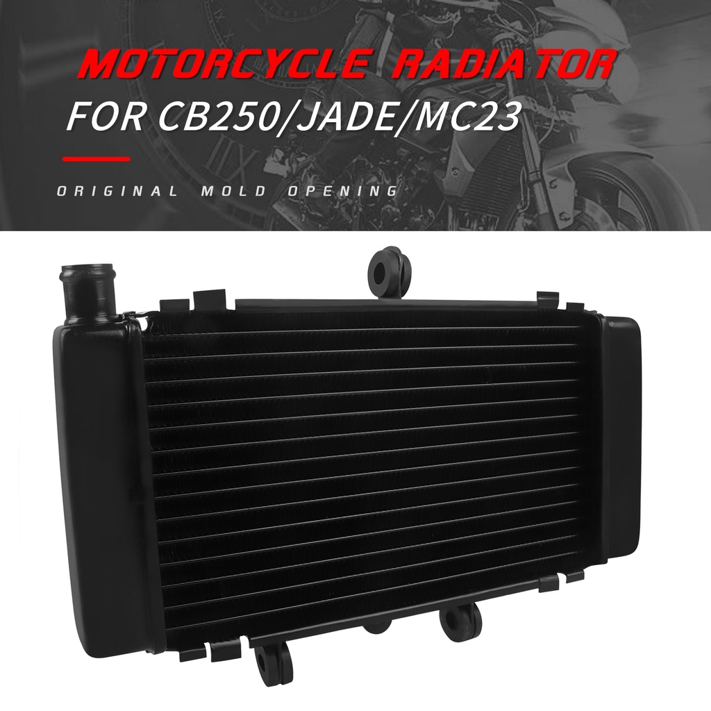 สําหรับ HONDA JADE250 CB250 JADE CB 250 MC23 หม้อน้ําเครื่องยนต์รถจักรยานยนต์อลูมิเนียม Cooler ถังน้