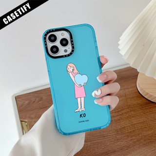 เคสโทรศัพท์มือถือ ซิลิโคนนิ่ม ใส กันกระแทก ลาย Sundae Kids KO CASETIFY สําหรับ iPhone 11 14 Pro Max 12 13 Mini XS X XR SE 2020 7 8 Plus 6 6S