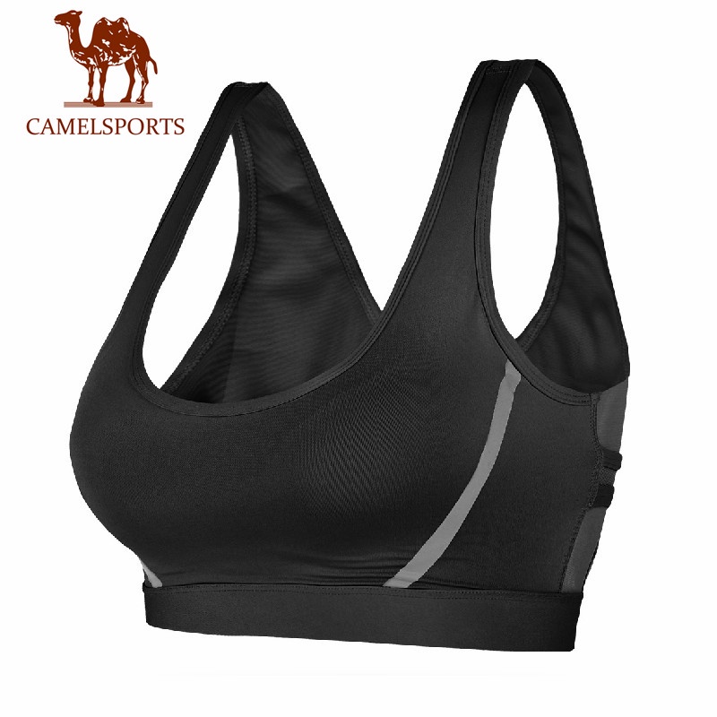 CAMEL SPORTS ผู้หญิง สปอร์ตบรา ดันทรง ชุดชั้นใน ฟิตเนส เสื้อกีฬา ระบายอากาศ วิ่ง ยิม Active Bras หญิ