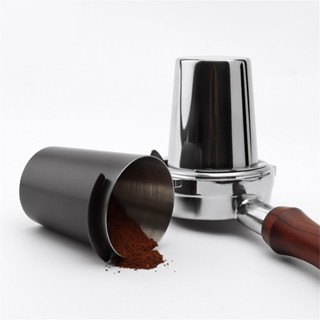 Coffee Dosing Cup Rust-resistant Silvery/Black Stainless Steel Wear-resistant