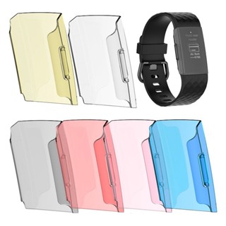 ฝาครอบป้องกัน สําหรับ Fitbit Charge 4 3 Band Watch Cover ป้องกันเต็มหน้าจอ PC เคสป้องกัน กันกระแทก อุปกรณ์เสริมสมาร์ทวอทช์