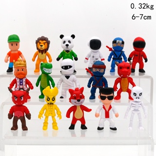 ตุ๊กตาฟิกเกอร์ เกม Stumble Guys ขนาดเล็ก ของเล่นสําหรับเด็ก 16 ชิ้น