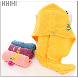 Hhihi Coral Fleece Hair Drying Towel Cartoon Hair Towel Wrap Bathroom Hair Drying Hat for Household