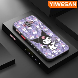 เคสโทรศัพท์มือถือ ซิลิโคน ใส บาง กันกระแทก ลาย Sanrio Kuromi น่ารัก สําหรับ Samsung galaxy J6 2018 J6 Plus 2018 J6 Prime J600