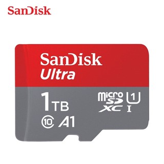 การ์ดหน่วยความจํา 100% micro sd Sandisk A1 การ์ด TF 1TB 16G 32gb 64GB 128G 200G 256G 512gb C10 U1 SDXC สําหรับอะแดปเตอร์กล้องโทรศัพท์มือถือ