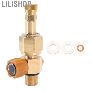 Lilishop M18x1.5 High Pressure Switch Valve  5000Psi Switch Valve Easy Installation 8mm Female Quick Plug  for CO2 Inflatable Bottle