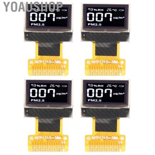 Yoaushop LCD Display  4PCS 0.49in Organic Light Emitting Diode Display Module IIC Interface  for Electronic Element