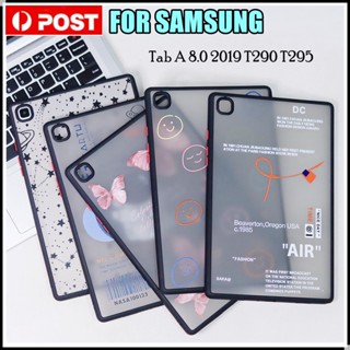 เคสซิลิโคน TPU ใส กันกระแทก ลายน่ารัก สําหรับ Samsung Galaxy Tab A 8.0 2019 SM-T290 T295 T297