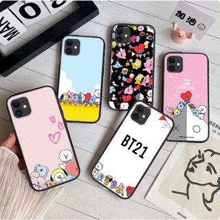 เคสโทรศัพท์ TPU แบบนิ่ม ลาย BT21 น่ารัก สําหรับ iPhone SE 2020 12 Mini 13 Pro Max 20F