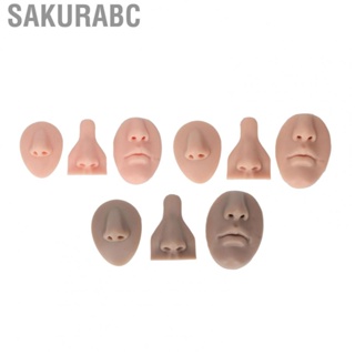 Sakurabc Flexible Nose Model  Soft Silicone Nose Model Reusable Safe 3D Multipurpose Convenient Odorless  for Nose Suture Practice